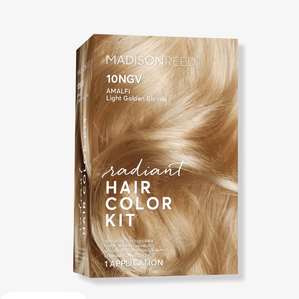 NWT Madison Reed Complete Color Kit  10NGV Amalfi Blonde light golden blonde